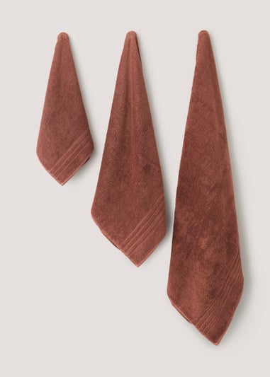 Brown 100% Egyptian Cotton Towels