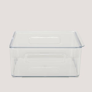 Clear Acrylic Fridge Organiser With Lid
