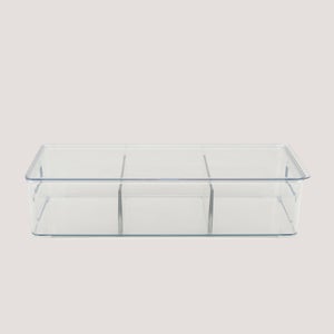 Clear Acrylic Divided Fridge Storage