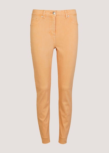 April Orange Ankle Grazer Super Skinny Jeans