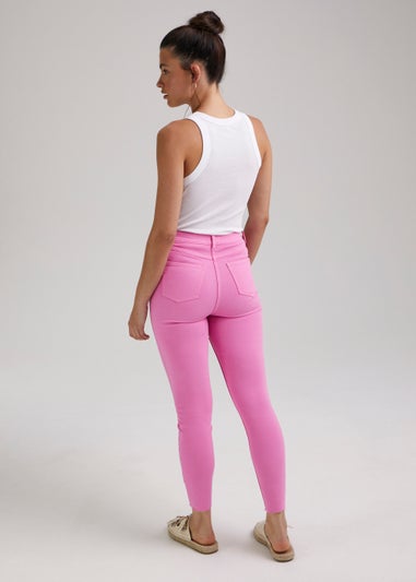 April Pink Ankle Grazer Super Skinny Jeans