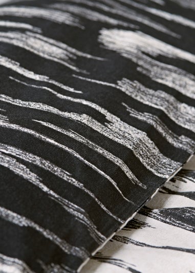 Monochrome Mark Print Reversible Duvet Cover