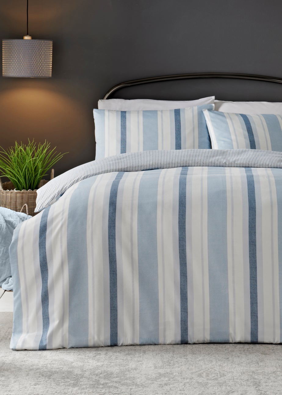 Blue Stripe Duvet Cover