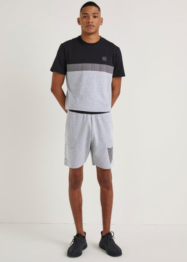 US Athletic Grey Jogger Shorts