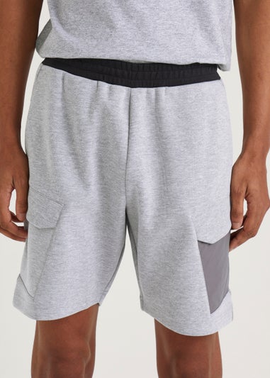 US Athletic Grey Jogger Shorts