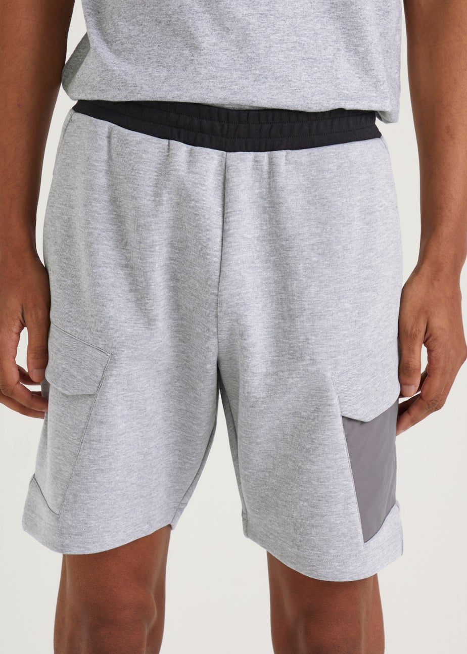 US Athletic Grey Jogger Shorts