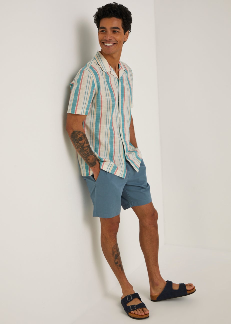 Multicoloured Candy Stripe Short Sleeve Shirt