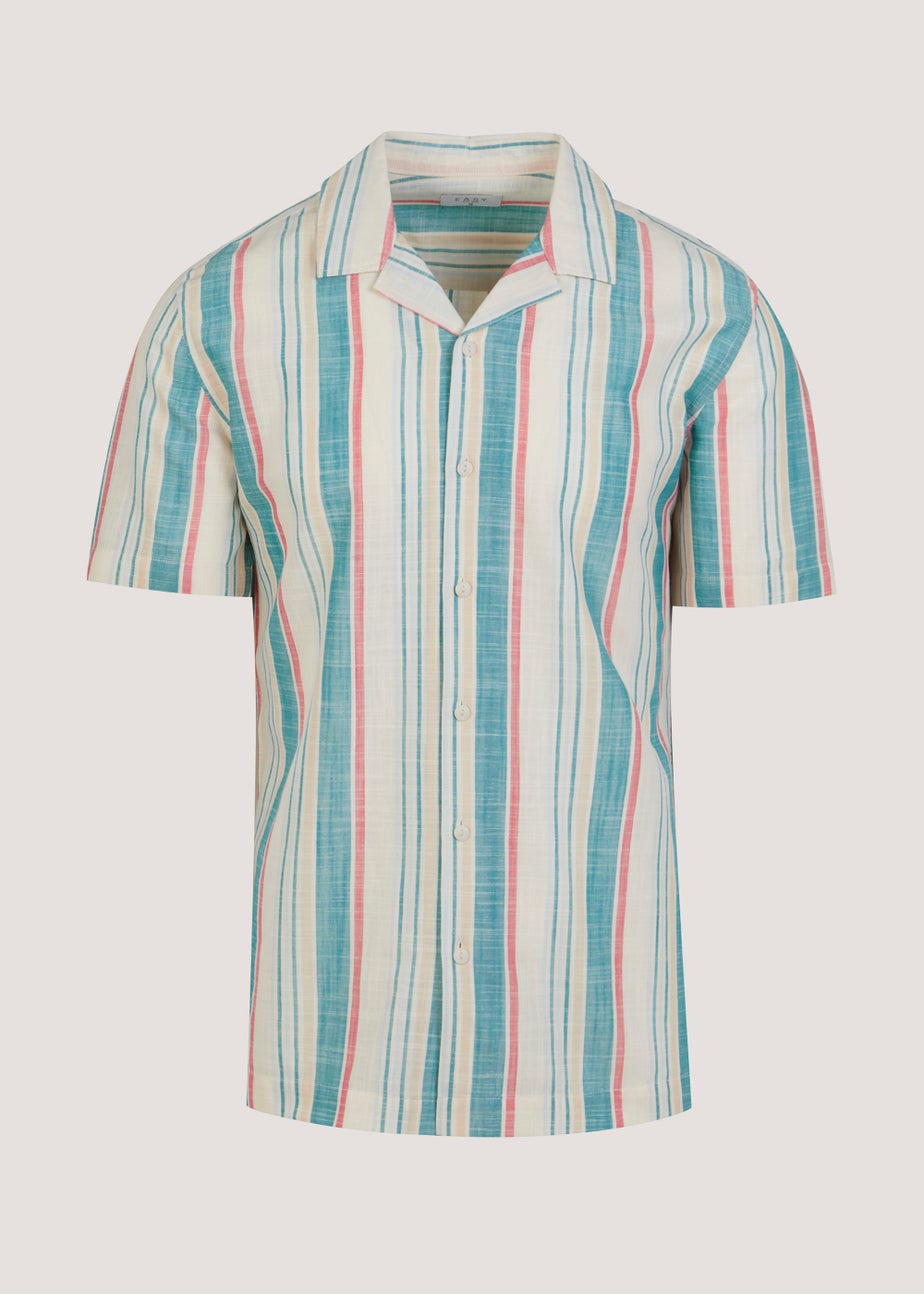 Multicoloured Candy Stripe Short Sleeve Shirt