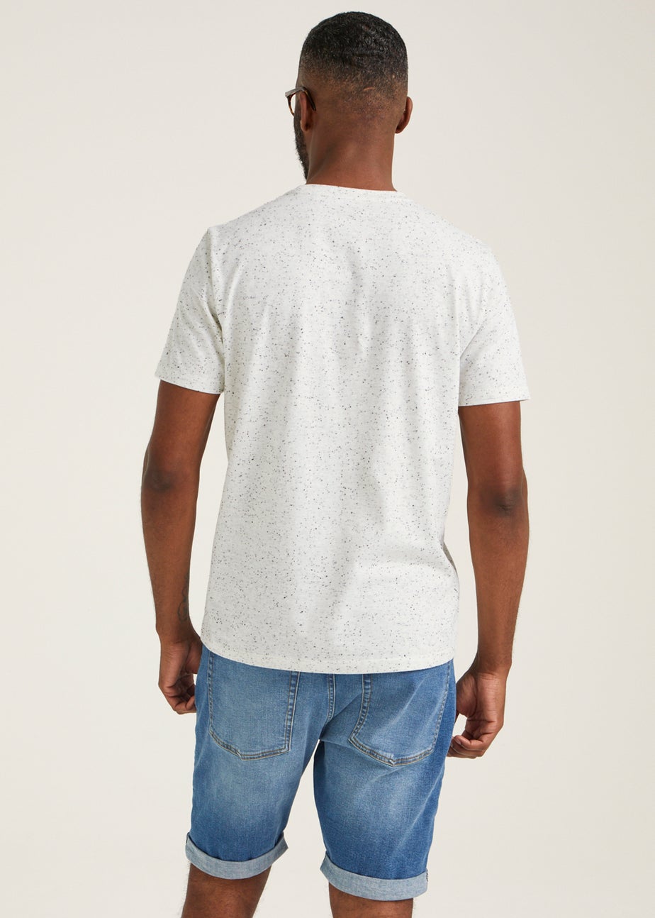 Ecru Best Dad Print T-Shirt