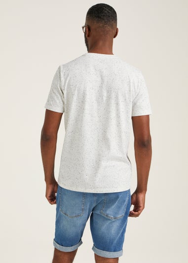 Ecru Best Dad Print T-Shirt