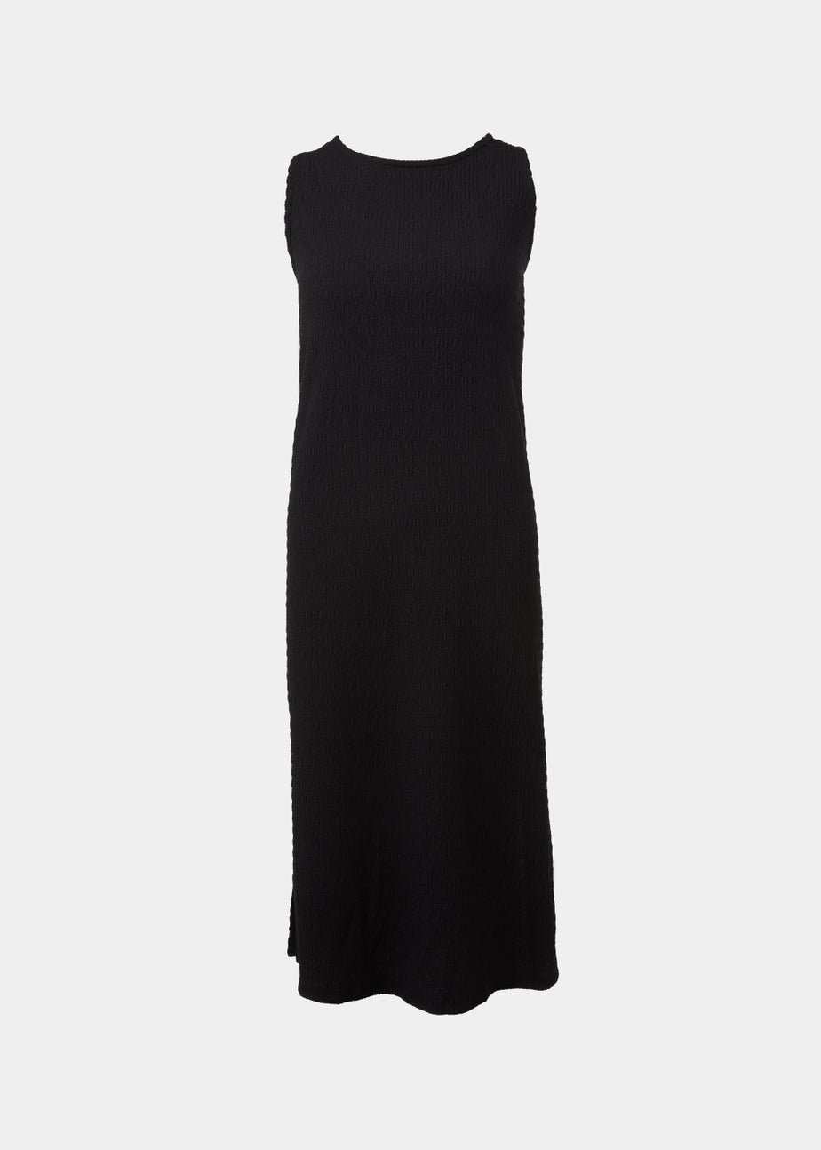 Papaya Curve Black Fitted Dress