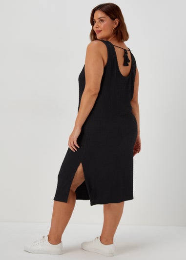 Papaya Curve Black Fitted Dress