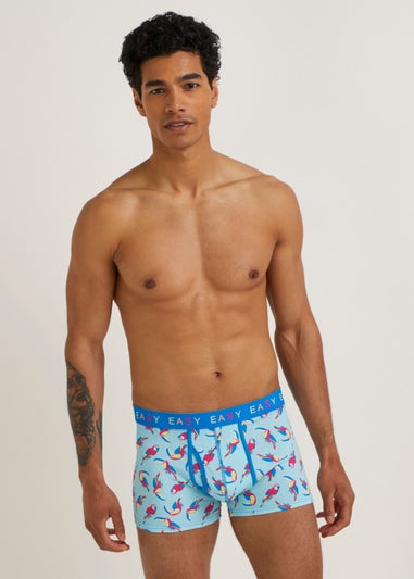 3 Pack Orange Turtle Print Keyhole Briefs