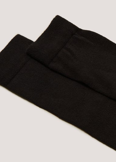 2 Pack Black Knee Socks