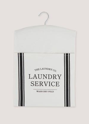 White The Laundry Co Peg Bag (45cm x 30cm)