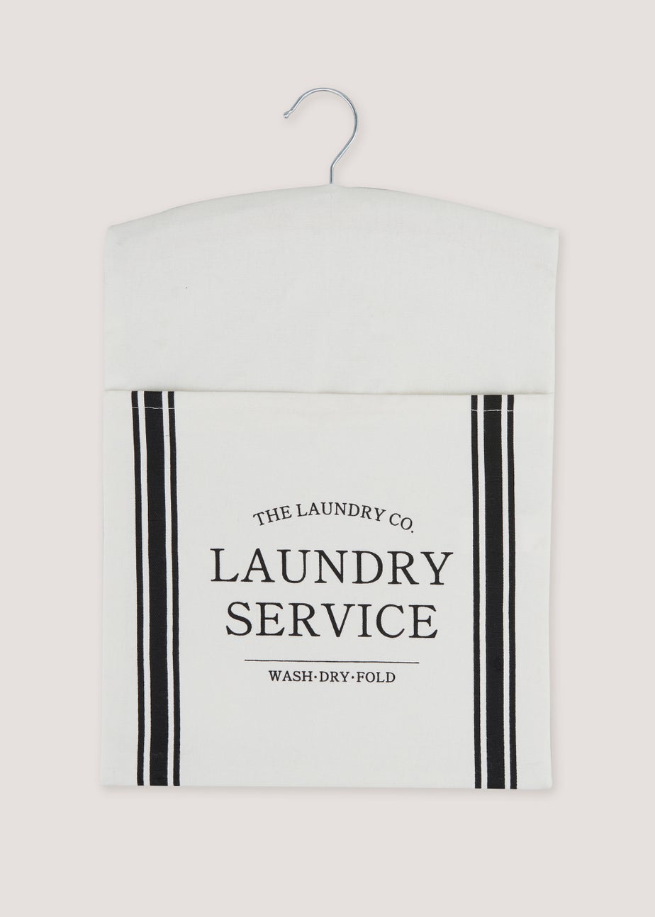 White The Laundry Co Peg Bag (45cm x 30cm)