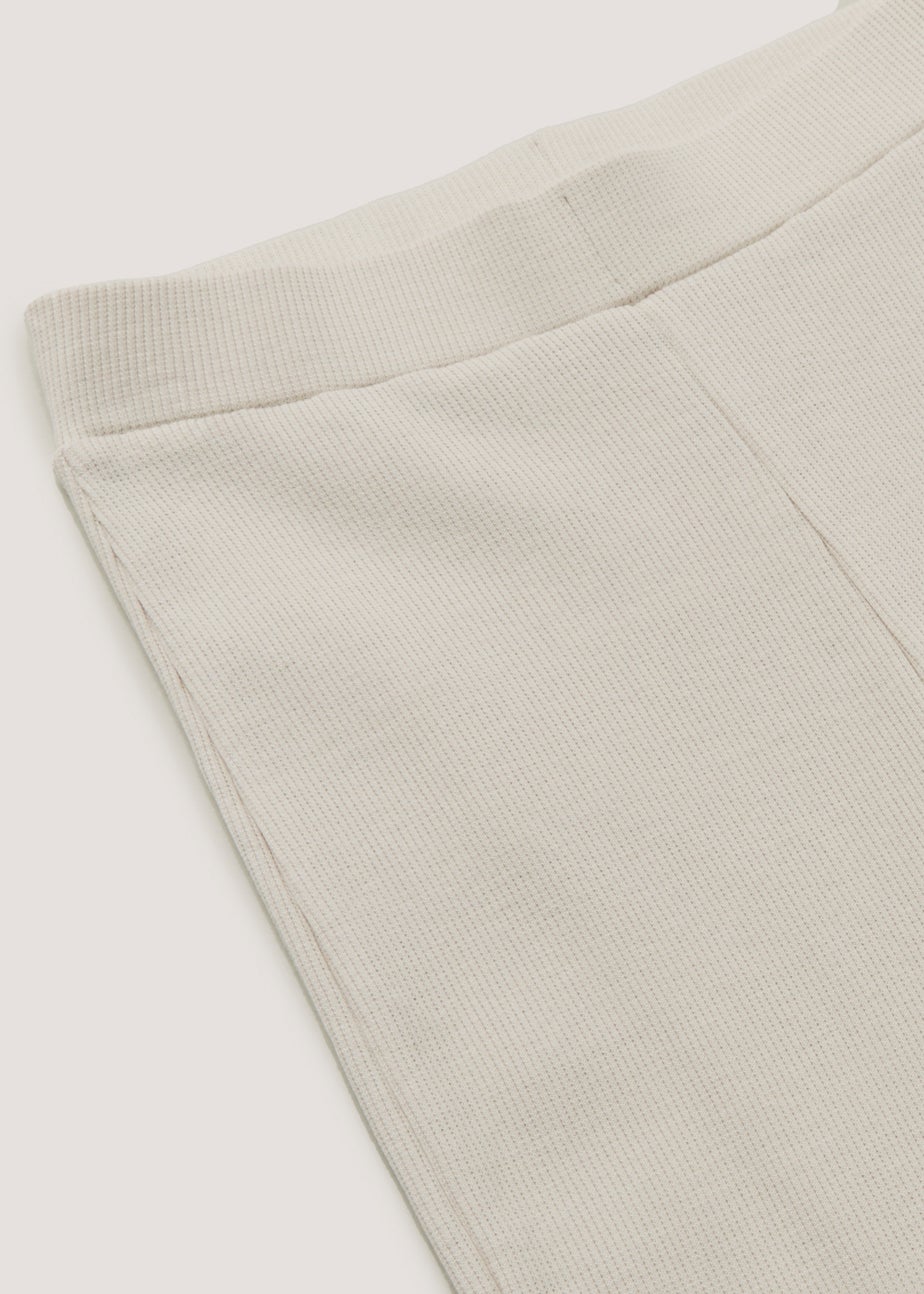 Girls Candy Couture Stone Ribbed Flared Leggings (9-16yrs)