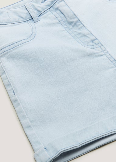 Girls Candy Couture Blue Denim Short (9-16yrs)