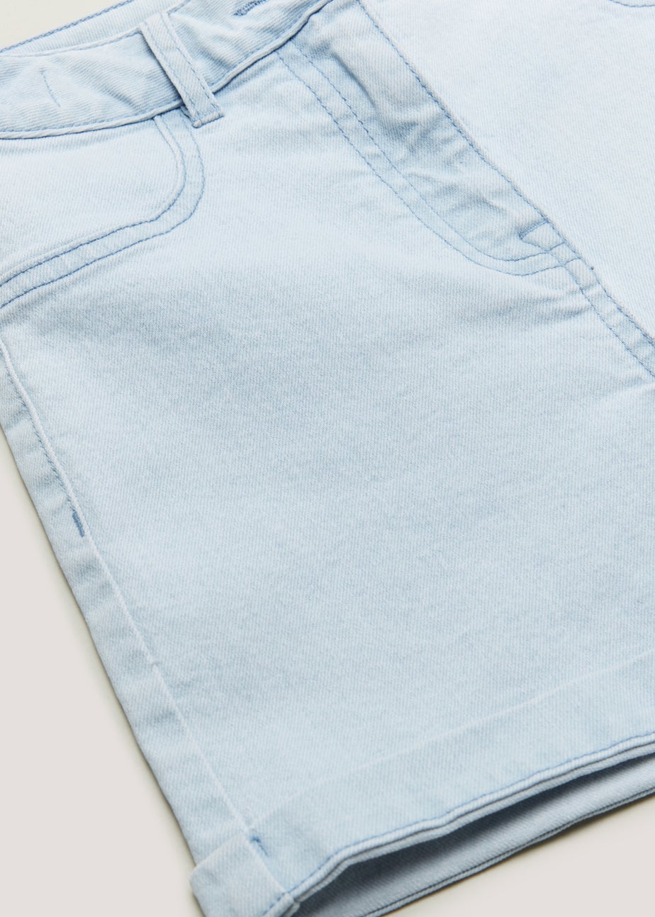 Girls Candy Couture Blue Denim Short (9-16yrs)