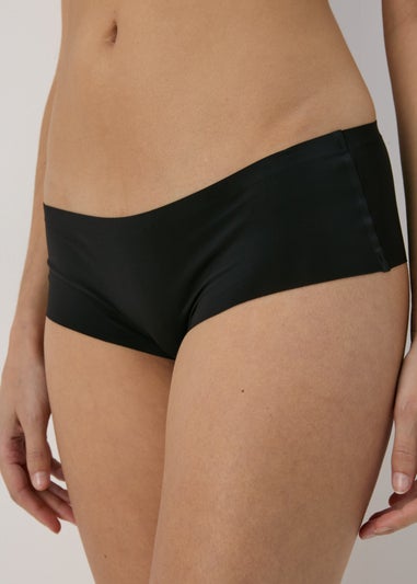 4 Pack Black Short Knickers