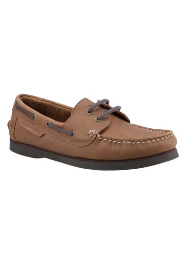 Hush Puppies Henry Tan Boat Shoes
