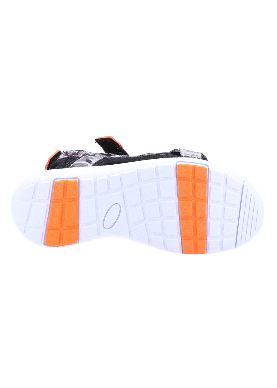 Boys Hush Puppies Miles Orange Quarter Strap Sandals (Younger 10-Older 2)