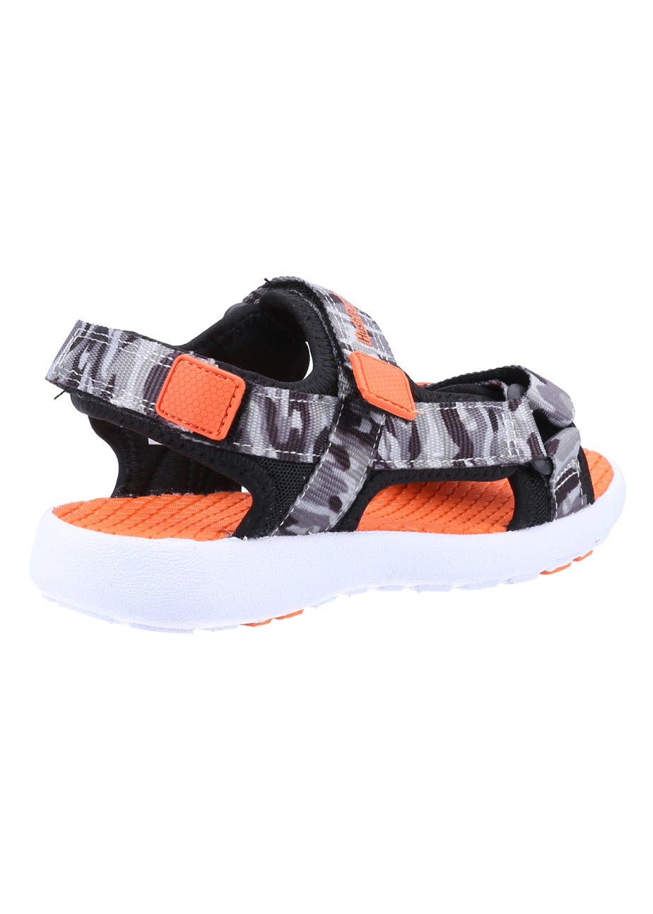 Boys Hush Puppies Miles Orange Quarter Strap Sandals (Younger 10-Older 2)