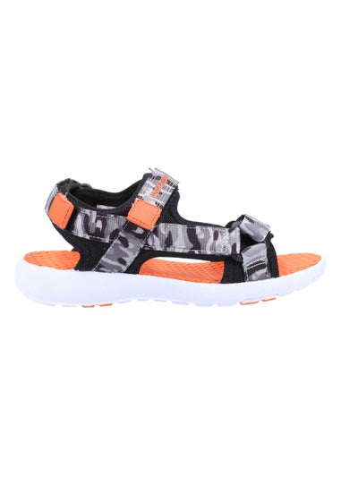 Boys Hush Puppies Miles Orange Quarter Strap Sandals (Younger 10-Older 2)