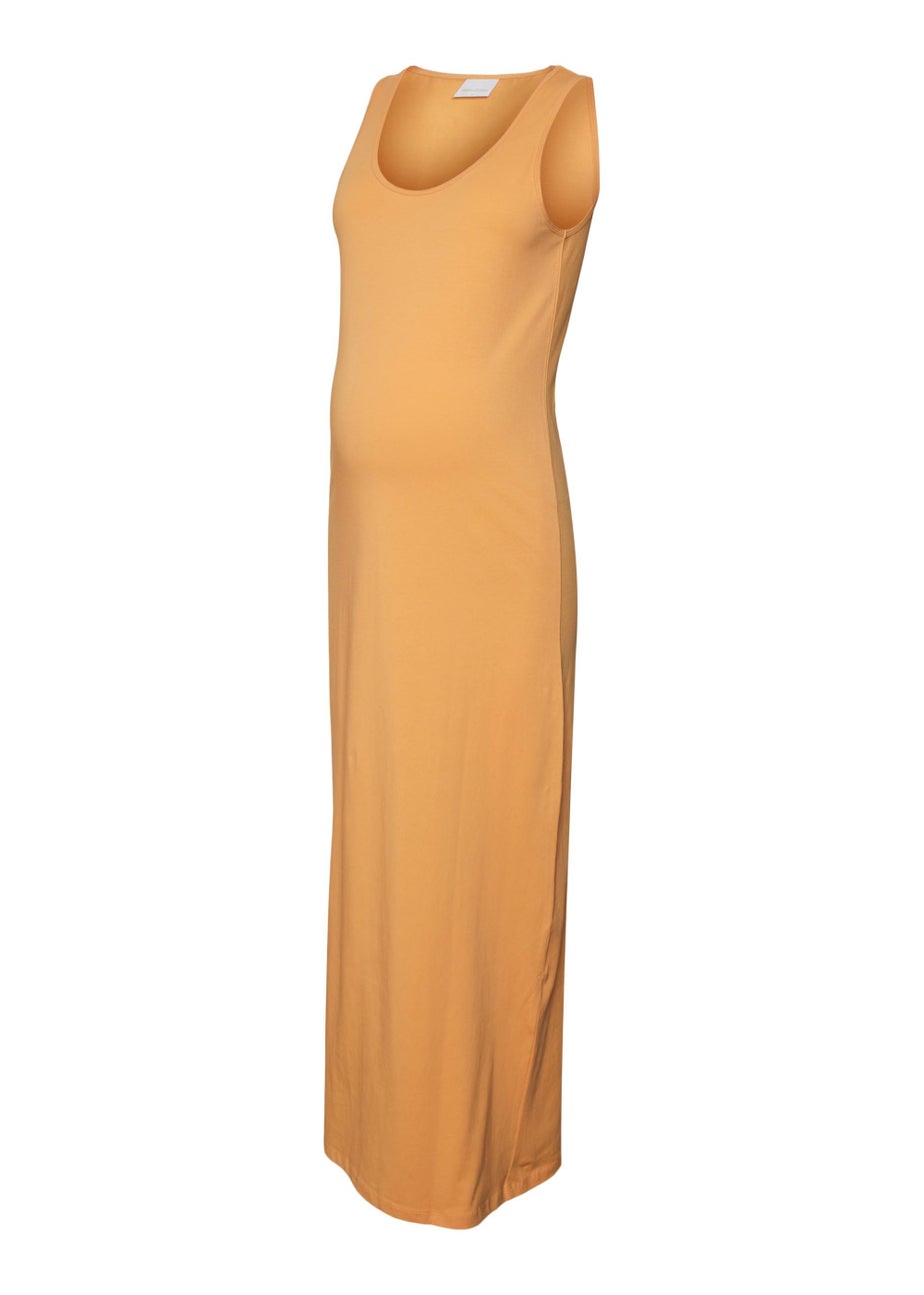 Mamalicious Maternity Orange Maxi Dress