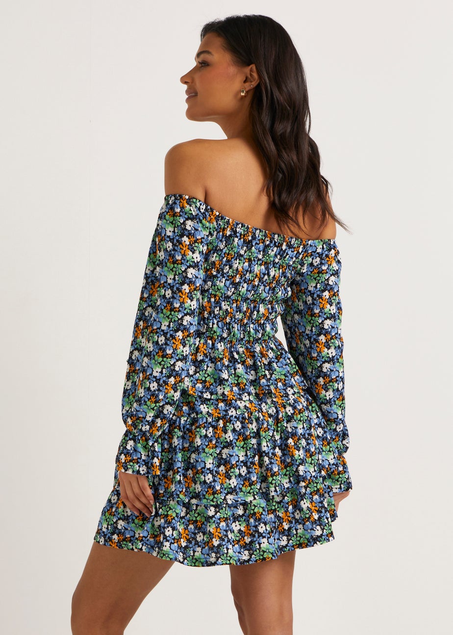 JDY Lotus Multicoloured Floral Print Layer Co-Ord Skirt