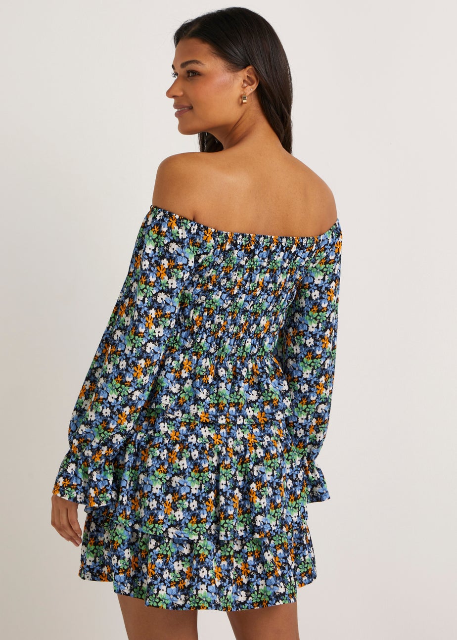 JDY Lotus Multicoloured Floral Print Layer Co-Ord Top