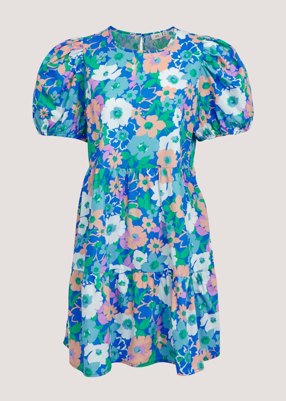 JDY Reese Multicoloured Floral Mini Dress