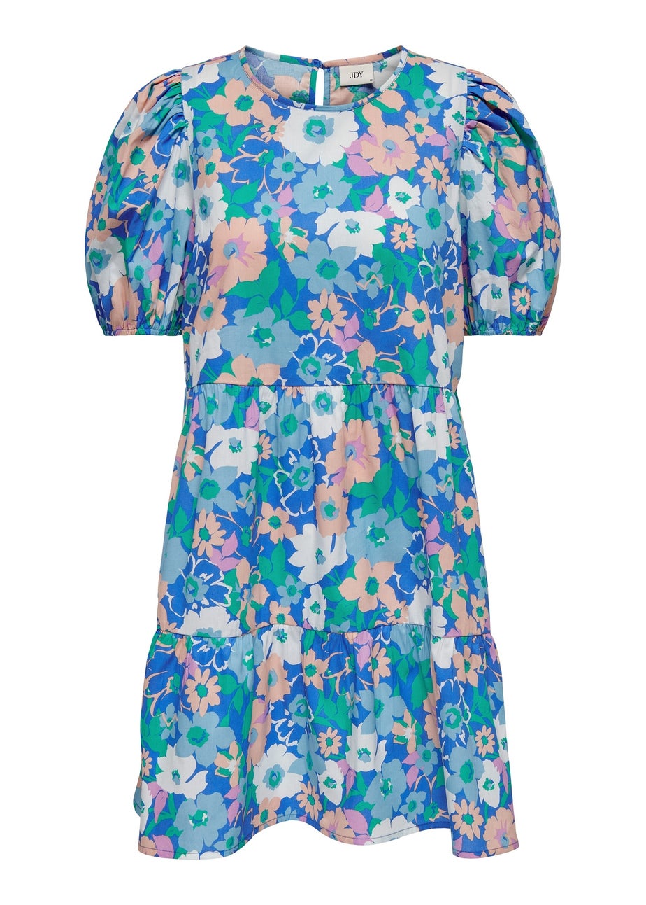 JDY Reese Multicoloured Floral Mini Dress