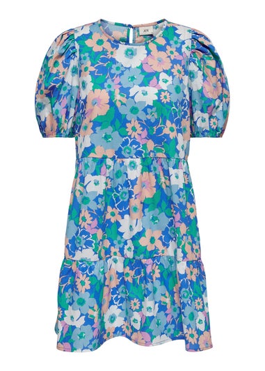 JDY Reese Multicoloured Floral Mini Dress