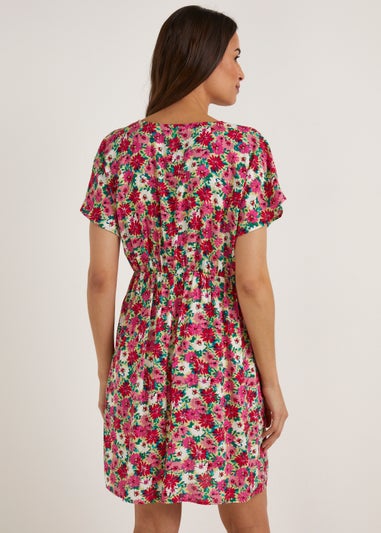 Multicoloured Floral Mini Dress