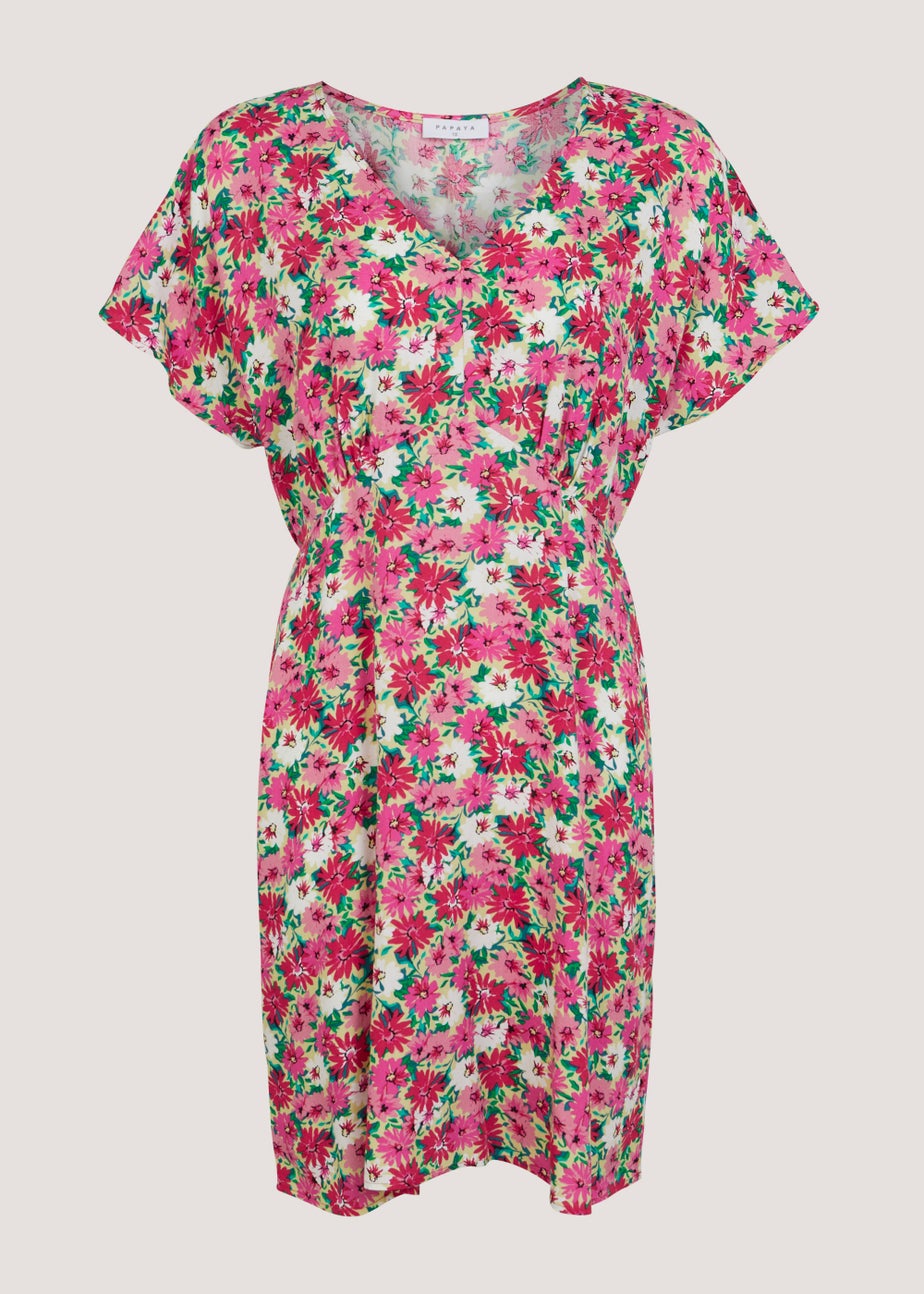 Multicoloured Floral Mini Dress