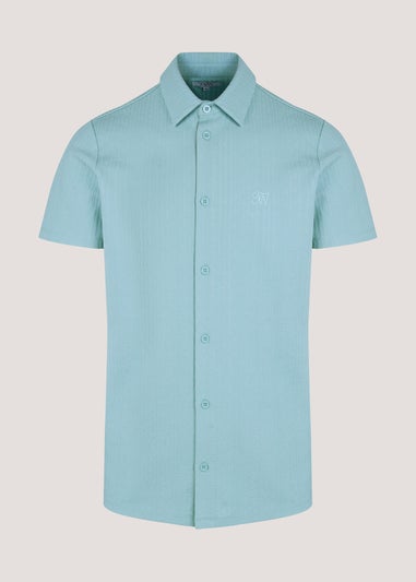 Light Blue Short Sleeve Jersey Shirt