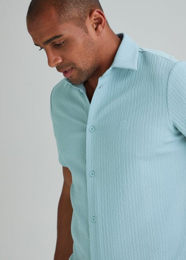 Light Blue Short Sleeve Jersey Shirt