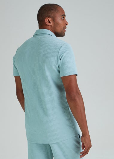 Light Blue Short Sleeve Jersey Shirt