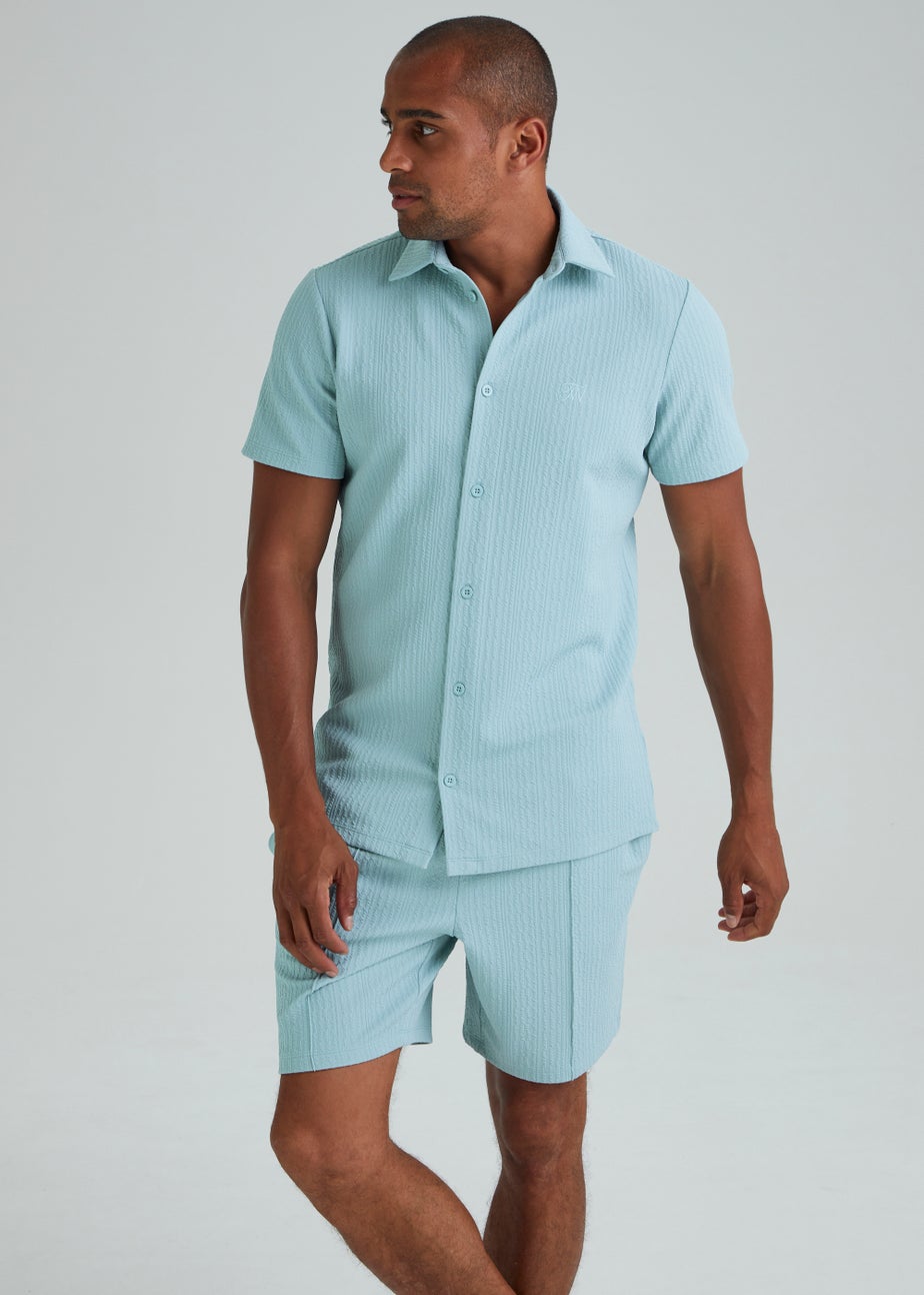Light Blue Short Sleeve Jersey Shirt