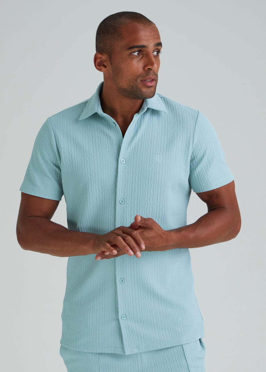 Light Blue Short Sleeve Jersey Shirt