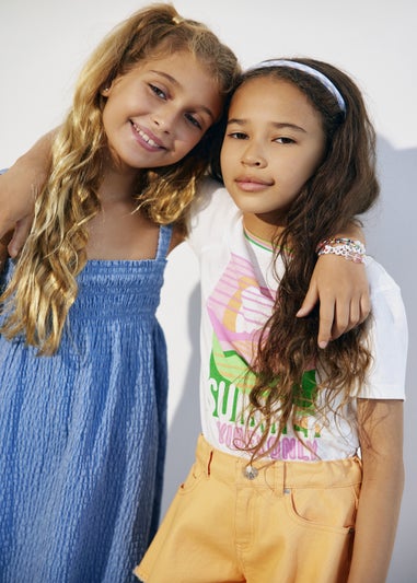 ONLY Girls Multicoloured Summer Print T-Shirt (5-14yrs)