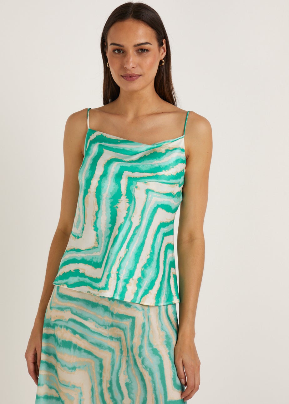 Et Vous Multicoloured Tie Dye Cami Top