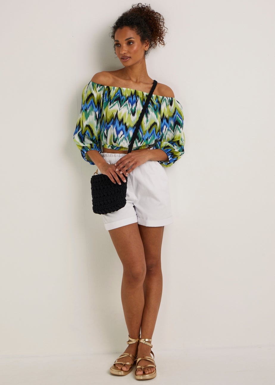 Multicoloured Zigzag Co-Ord Top