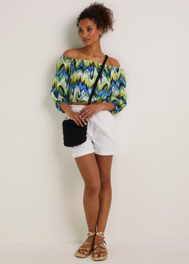 Multicoloured Zigzag Co-Ord Top