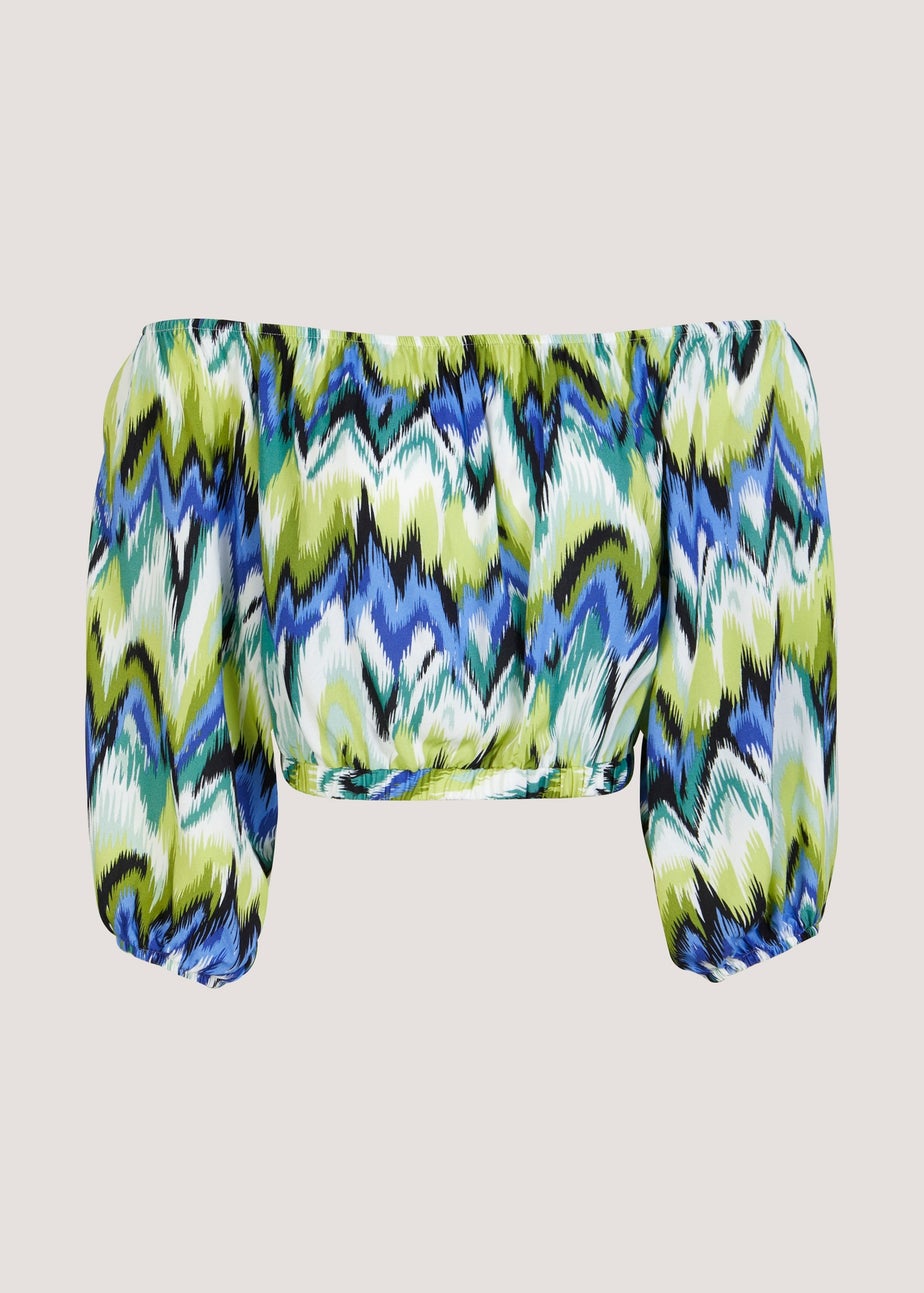Multicoloured Zigzag Co-Ord Top