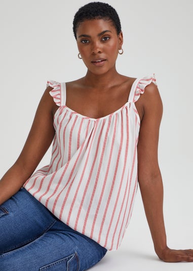 Pink Stripe Cami Top