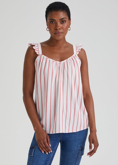 Pink Stripe Cami Top