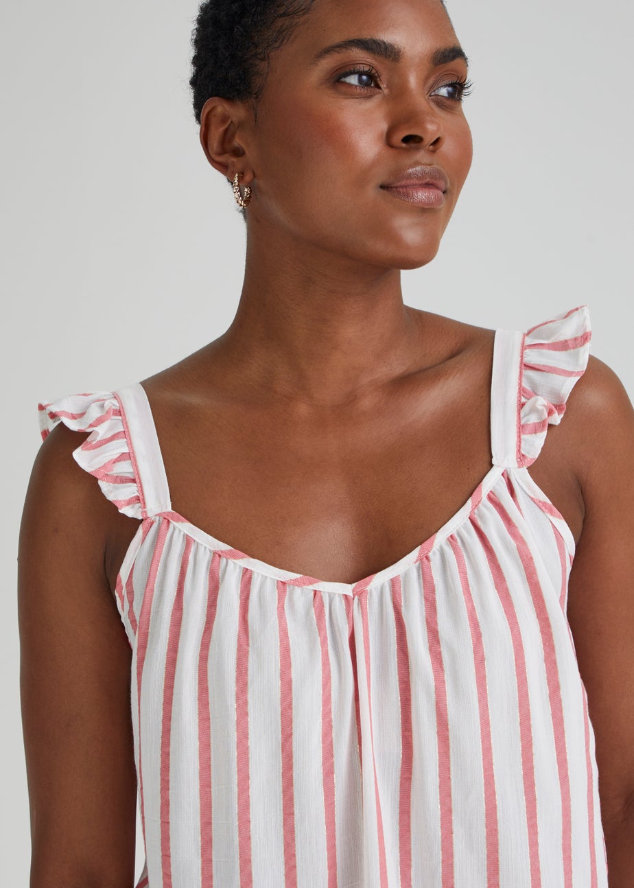 Pink Stripe Cami Top