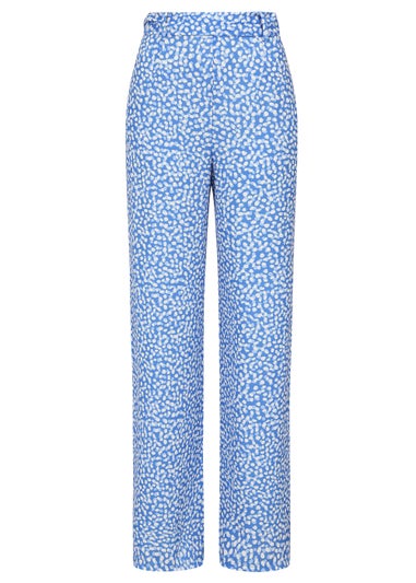 Girls on Film by Dani Dyer Blue Floral Wide Leg Co-Ord Trousers